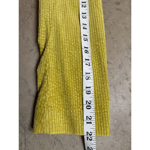 J Jill Women's Corduroy Shacket Size Petite Small Green Yellow - Picture 6 of 10